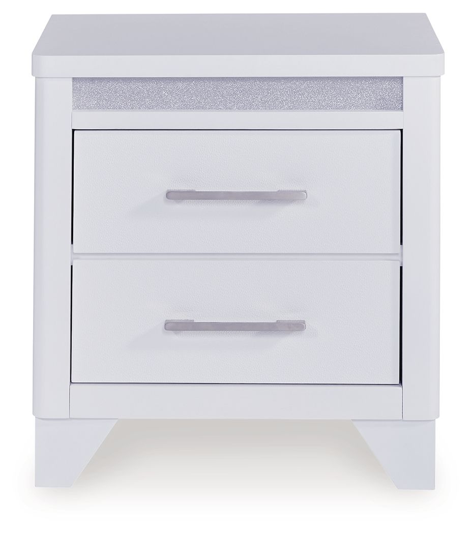 Jarlee - 4 Pc. - King Panel Bed, Dresser, Mirror And Nightstand - White