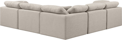 Indulge - Linen 5 Piece Modular Corner Sectional