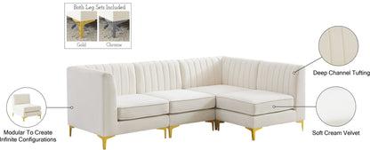 Alina - 4 Piece Modular L-Shaped Sectional