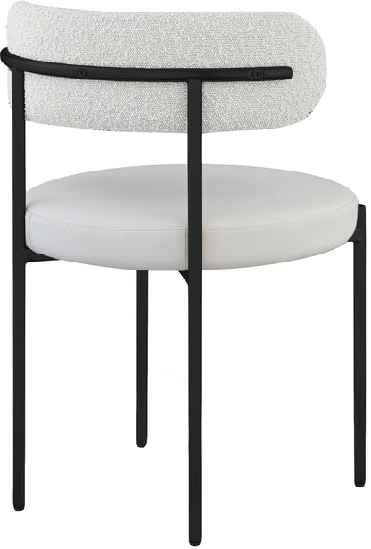 Beacon - Faux Leather Dining Chair With Black Legs (Set of 2)
