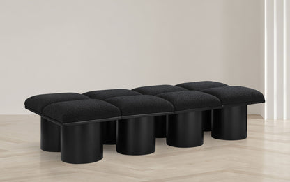 Pavilion - 8 Piece Modular Bench With Black Base