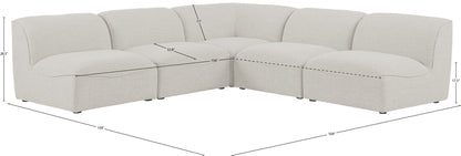 Miramar - 5 Piece Modular Sectional