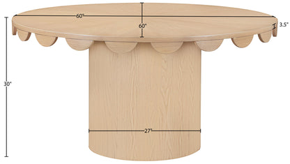 Dahlia - Oak Veneer Dining Table