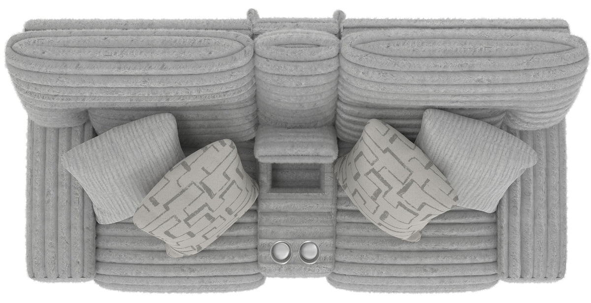 Lynx - Power Reclining Console Loveseat With Zero Gravity