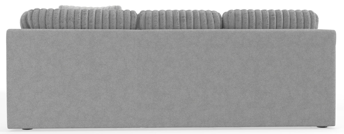 Logan - Upholstered Sectional With Comfort Coil Seating And Accent Pillows Included