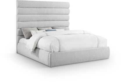 Adam - Linen Fabric Bed With 70.5" Headboard