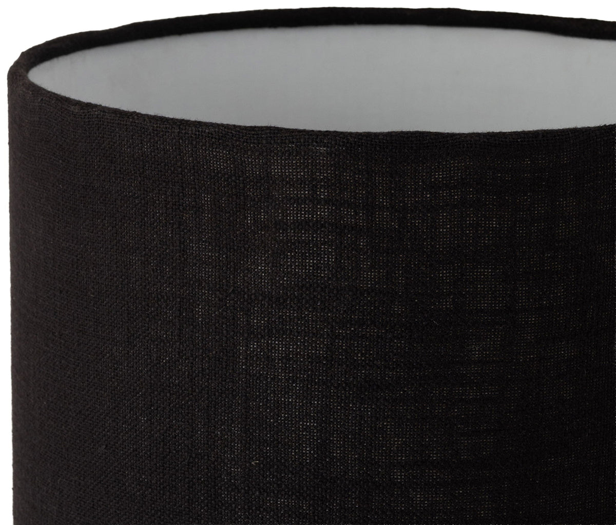 Vellum - Genuine Marble Base And Linen Textured Fabric Shade Table Lamp