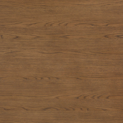 Hexon - 60" Oak Veneer And Solid Wood Dining Table - Brown