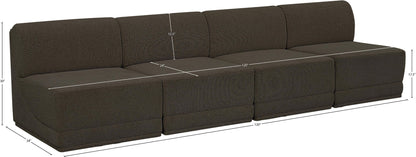 Ollie - 4 Seat Armless Modular Sofa