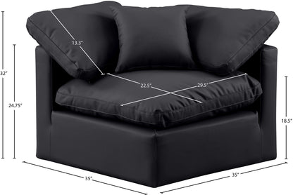 Indulge - Faux Leather Corner Chair