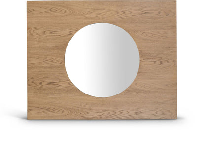 Optic - Oak Wood Frame Mirror