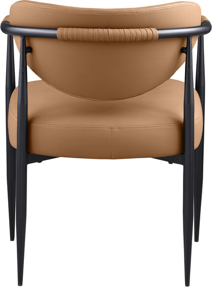 Virella - faux Leather Upholstered Dining Chair (Set of 2) - Black Base