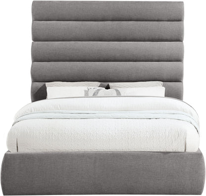 Adam - Chenille Fabric Bed With 70.5" Headboard