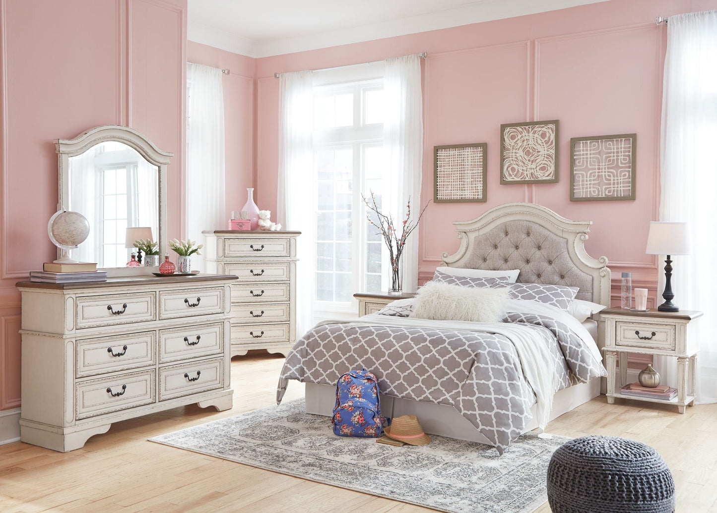 Realyn - One Drawer Night Stand - Chipped White