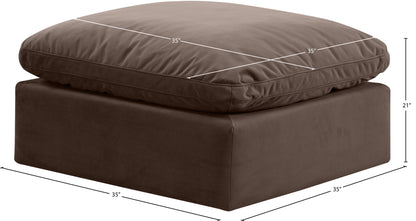Indulge - Velvet Ottoman