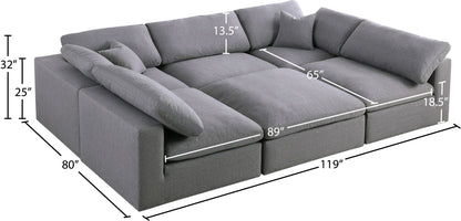 Serene - 6 Piece Modular Sectional