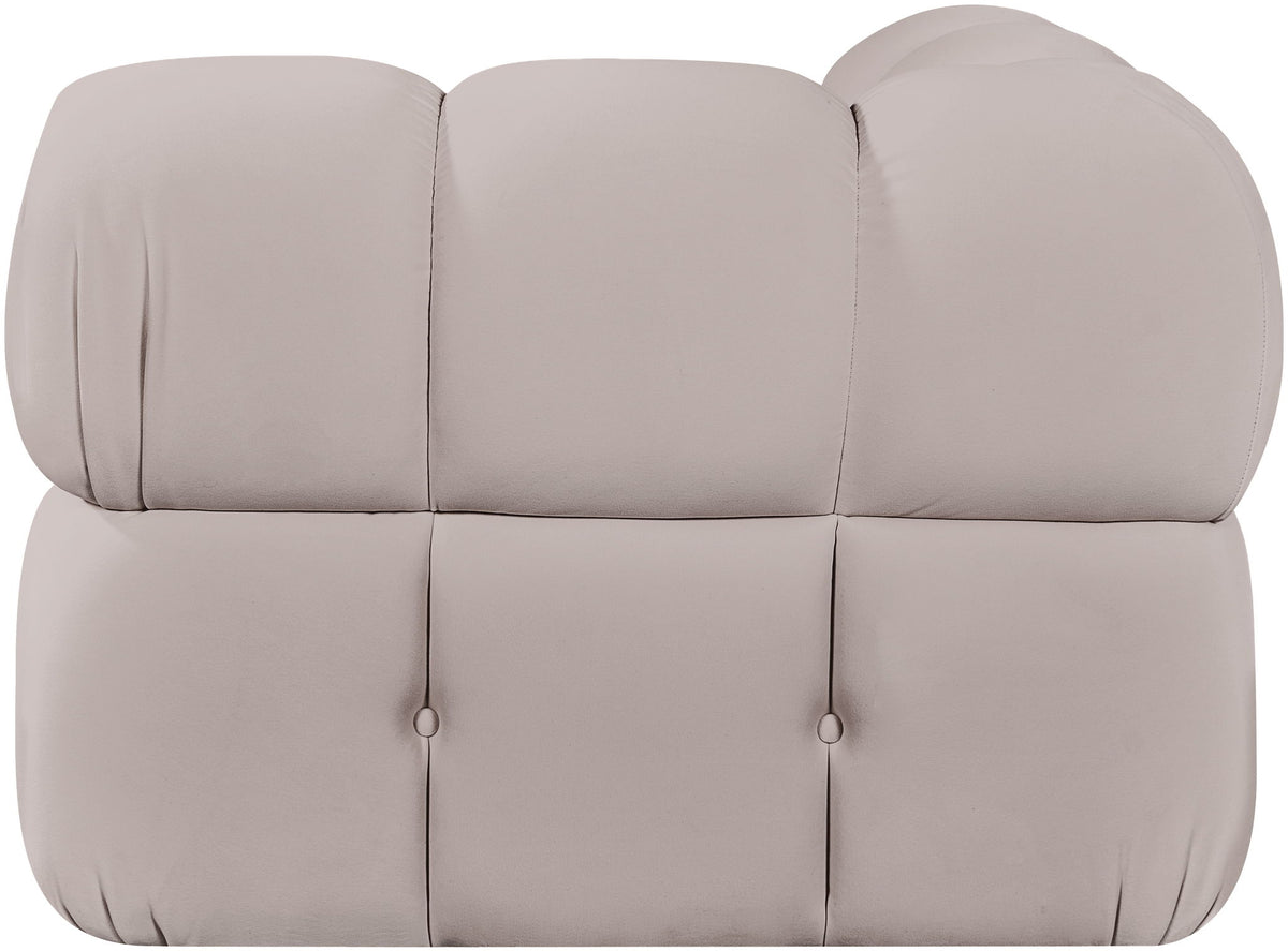 Orin - Velvet Performance Fabric Upholstered Modular Corner Chair