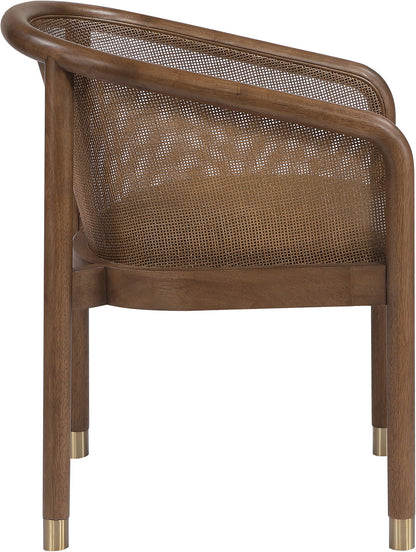 Sylvan - Vegan Leather Dining Chair (Set of 2) - Brown Frame