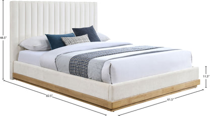 Emmet - Fabric Bed - Light Brown Base