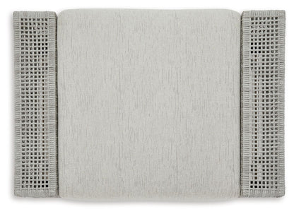 Seton Creek - Ottoman With Cushion - Gray