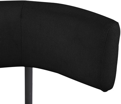 Rivage - Durable Dining Chair With Black Frame (Set of 2)