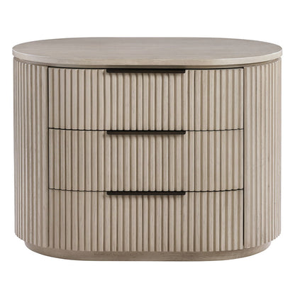 Leanna - Nightstand With USB Port - Light Oak