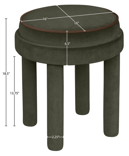 Velin - Velvet Ottoman / Stool