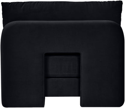 Hammond - Velvet Performance Fabric Upholstered Armless Chair