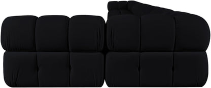 Orin - Velvet Performance Fabric Upholstered 8 Piece L-Shaped Sectional