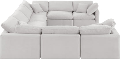 Indulge - Velvet 8 Piece Modular Sectional