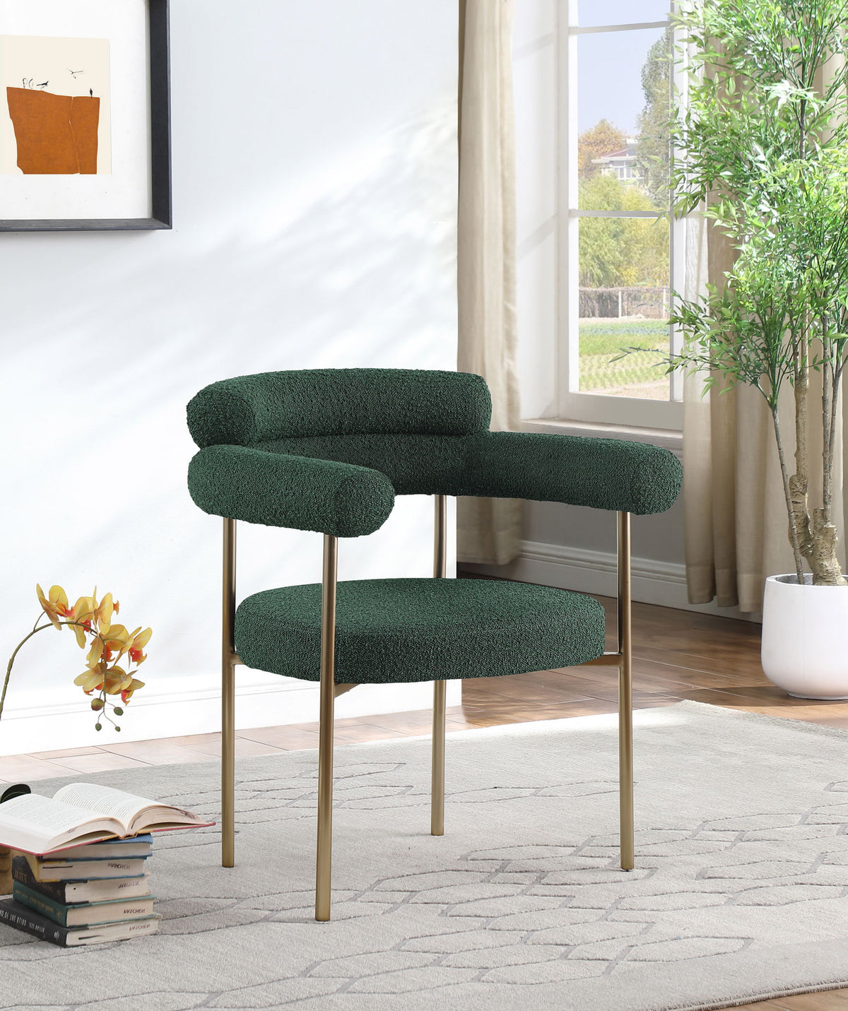 Blake - Boucle Fabric Dining Chair (Set of 2)