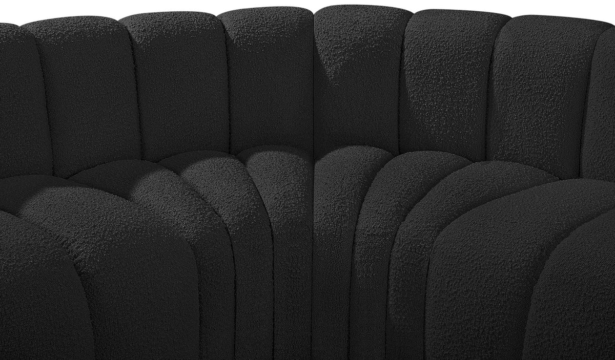 Arc - Boucle Fabric 7 Piece U-Shaped Modular Sofa