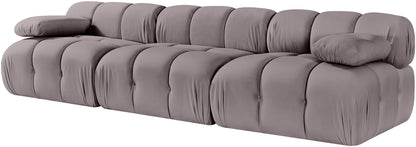 Orin - Velvet 3 Piece Modular Sofa