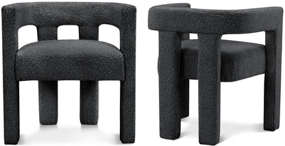Athena - Boucle Fabric Dining Chair