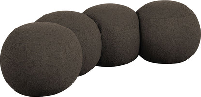 Apollo - Boucle Fabric Bench