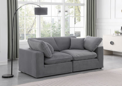 Comfy - Velvet Modular Sofa 2 Seats
