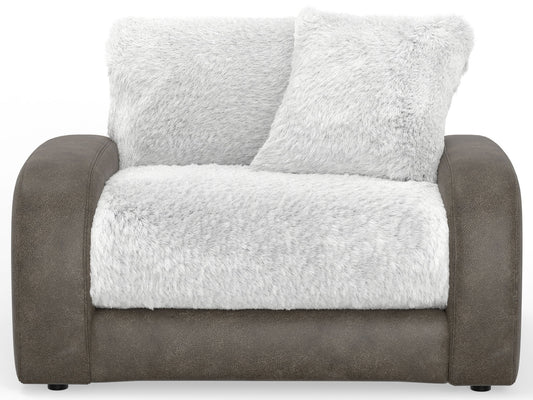 Snowball - Chair & 1/2 - Taupe / Natural