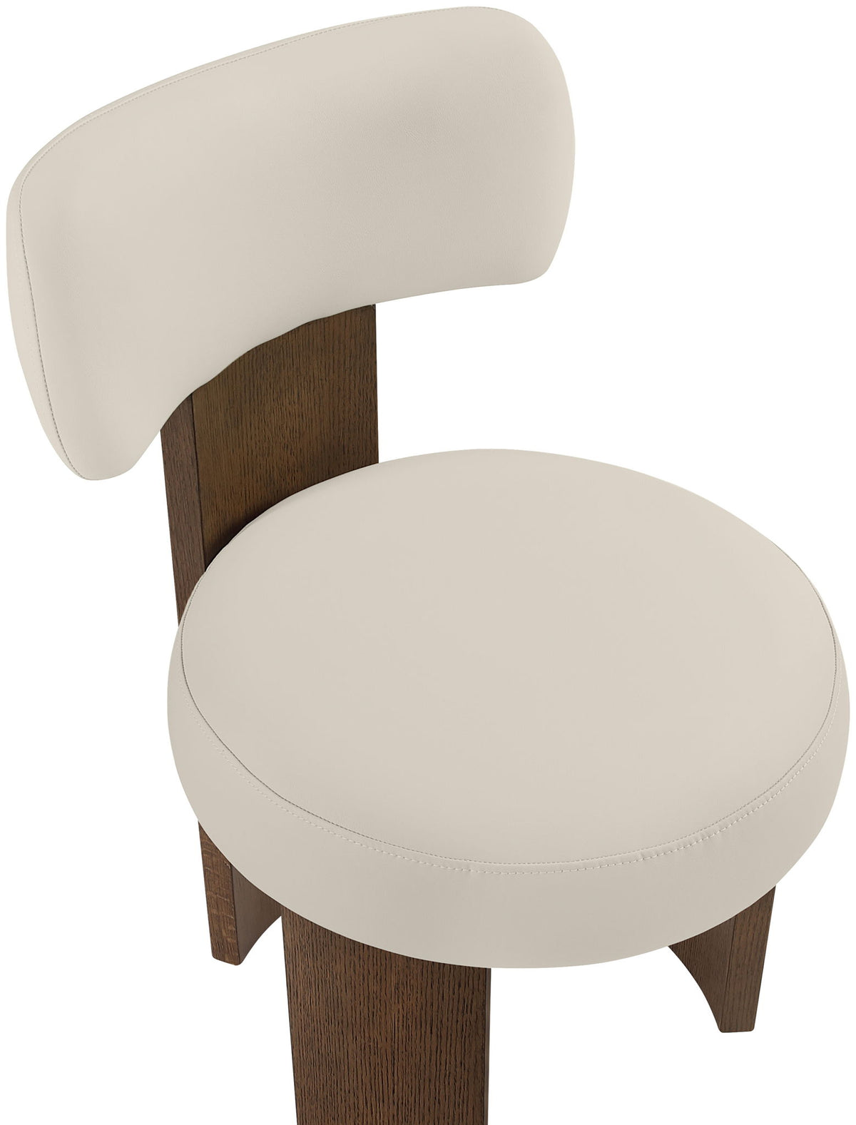 Atelier - Vegan Leather Upholstered Dining Chair (Set of 2) - Painted Brown Frame