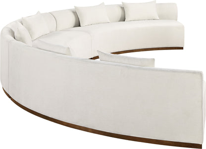 Avanti - Chenille Fabric Upholstered 3 Piece Modular Sectional