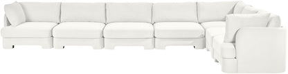 Hammond - Velvet Performance Fabric Upholstered 7 Piece Sectional
