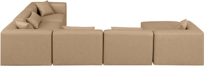 Cube - 7 Piece Modular Sectional - Tan