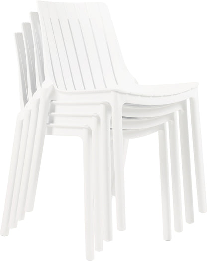 Marilla - Polypropylene Outdoor Patio Dining Chair (Set of 4)