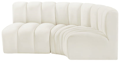 Arc - Velvet 3 Piece Sofa