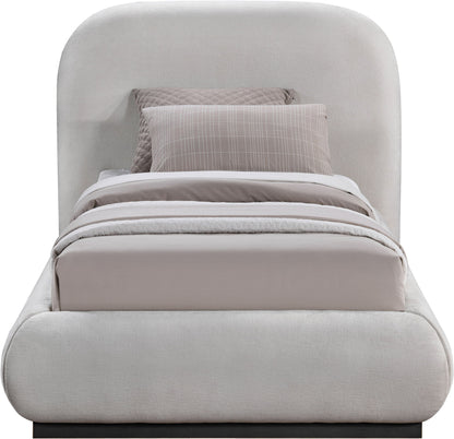 Vaughn - Chenille Bed With Black Base