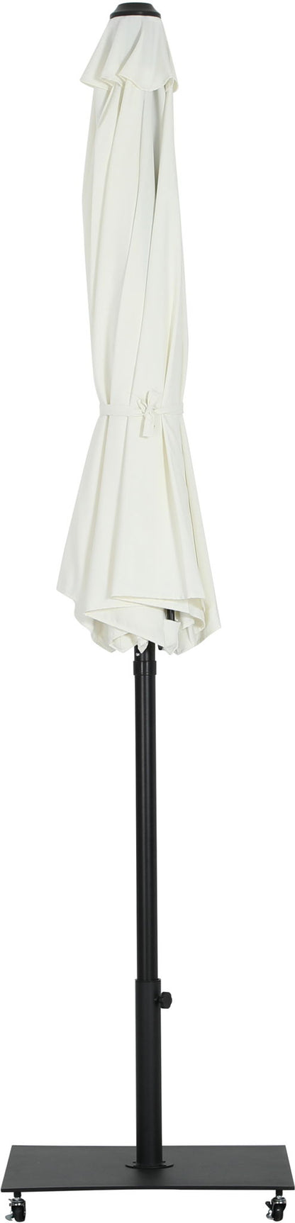 Fiji - Aluminum Patio Umbrella With Square Black Base