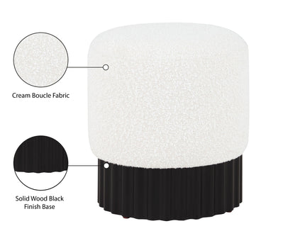 Veranda - Ottoman / Stool With Black Base