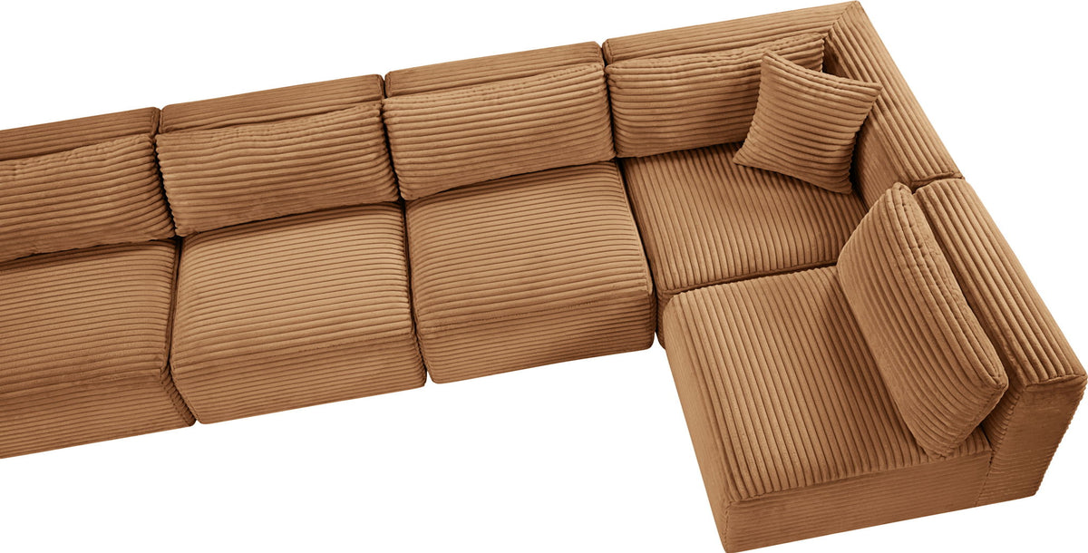 Shaggy - Fabric 7 Piece Modular Sectional