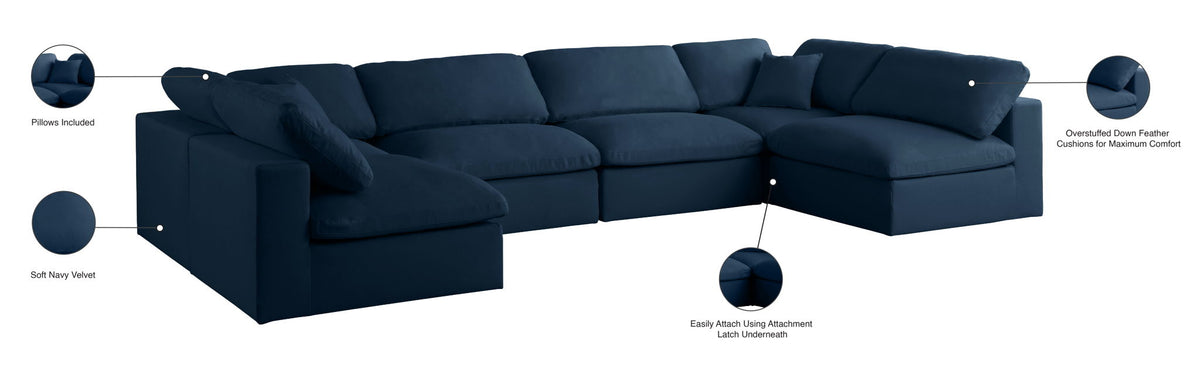 Plush - 6 Piece Modular Sectional