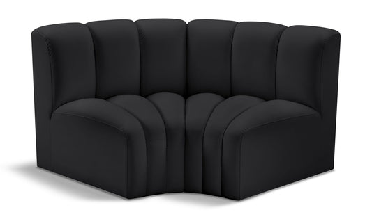 Arc - Faux Leather 2 Piece Modular Sofa