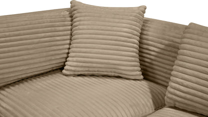 Shaggy - Fabric 6 Piece Modular Corner Sectional